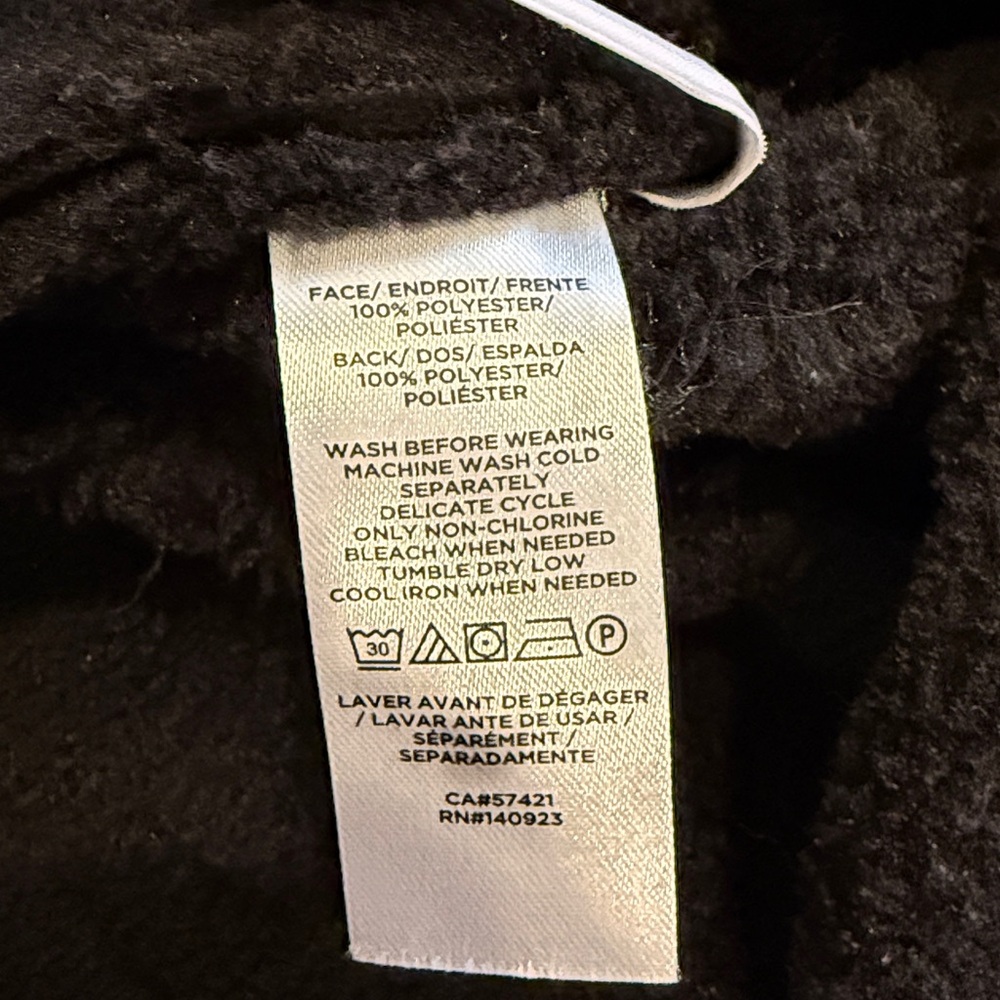 LOFT Black faux shearling moto inspired jacket - Picture 7 of 10